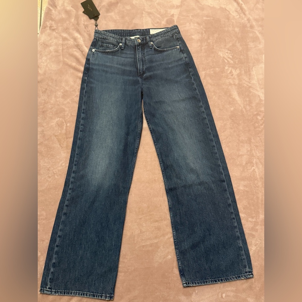 rag&bone THE LOGAN MID-RISE WIDE LEG size 26